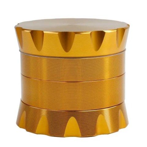 Monroe Aluminiun Grinder 4 Parts 50mm Gold